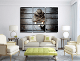 3 Panel Modern Zen Buddha Framed Wall Canvas | Octo Treasures