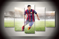 5 Panel Framed Lionel Messi Wall Canvas | Octo Treasures