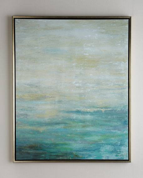 "As the Water Flows" Giclee Framed Wall Canvas Painting John-Richard Collection | Octo Treasures