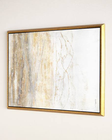 "Golden Horizon" Giclee Framed Wall Canvas Painting | Octo Treasures