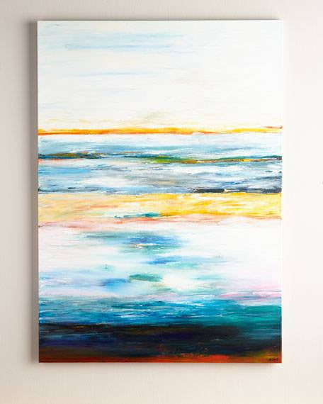 "Uneven" Giclee Framed Wall Canvas Painting | Octo Treasures