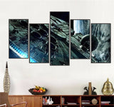 Millennium Falcon 5 Piece Canvas Framed Wall Art | Octo Treasures