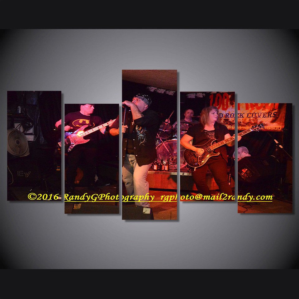 5 Panel Personal Theme Framed Wall Canvas | Octo Treasures