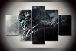 5 Panel Halo 5 Guardians Framed Wall Canvas Art | Octo Treasures