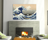 1 Panel Modern Home Decor Framed Great Wave Off Kanagawa Japan Wall Canvas Art | Octo Treasures