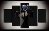5 Piece Multi Panel Modern Home Decor Framed Star Wars Darth Vader Wall Canvas Art | Octo Treasures