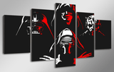 5 Piece Multi Panel Modern Home Decor Framed Star Wars Dark Forces Wall Canvas Art | Octo Treasures