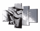 5 Panel Star Wars Stormtrooper Framed Wall Canvas | Octo Treasures
