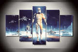 Star Wars 5 Piece Canvas Art Storm Trooper Framed Wall Canvas | Octo Treasures