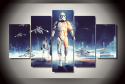 Star Wars 5 Piece Canvas Art Storm Trooper Framed Wall Canvas | Octo Treasures