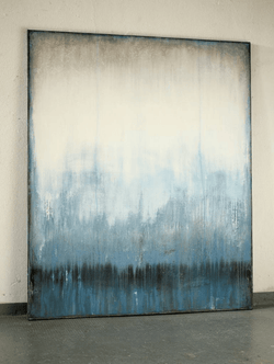 Blue Silence Framed Wall Painting By Christian Hetzel | Octo Treasures
