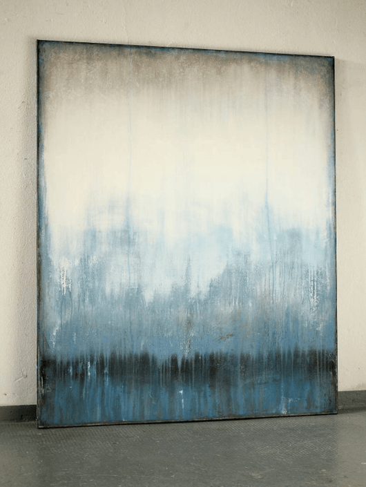 Blue Silence Framed Wall Painting By Christian Hetzel | Octo Treasures
