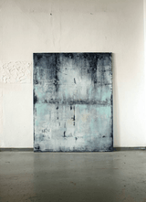 Blue With Past Framed Wall Painting By Christian Hetzel | Octo Treasures