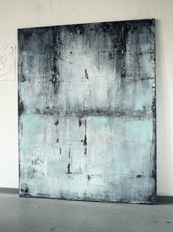 Blue With Past Framed Wall Painting By Christian Hetzel | Octo Treasures