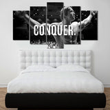 Arnold Conquer Canvas Framed 5 Panel Wall Art | Octo Treasures