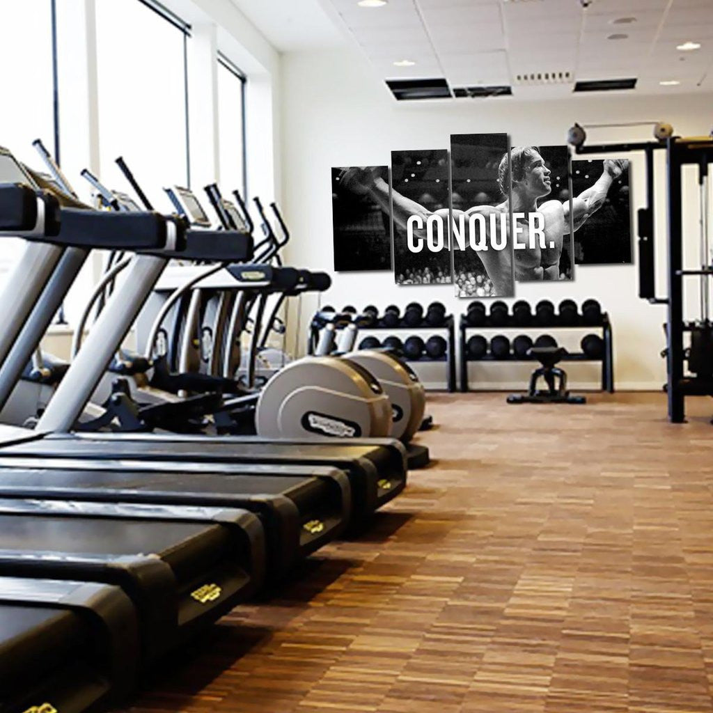 Arnold Conquer Canvas Framed 5 Panel Wall Art | Octo Treasures