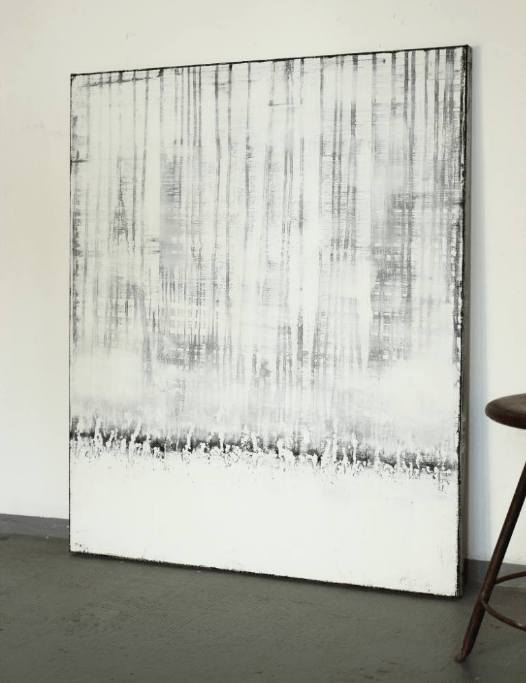 Contrasted White Framed Wall Painting By Christian Hetzel | Octo Treasures