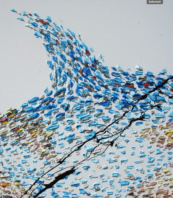 Orca Whale Unframed Original Oil Painting By Koby Feldmos | Octo Treasures