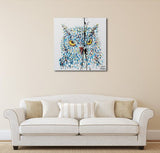 Owl Wisdom Unframed Original Oil Painting Koby Feldmos | Octo Treasures