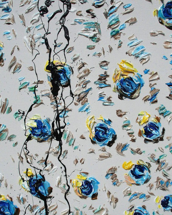 Peacock Extreme Beauty Unframed Original Oil Painting By Koby Feldmos | Octo Treasures