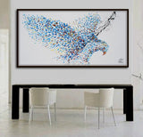 American Eagle Unframed Original Oil Painting by Koby Feldmos | Octo Treasures