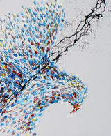 American Eagle Unframed Original Oil Painting by Koby Feldmos | Octo Treasures