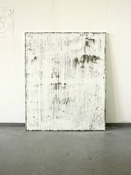 Marked White Framed Wall Painting By Christian Hetzel | Octo Treasures