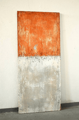 Orange Grey White No.1 Framed Wall Painting By Christian Hetzel | Octo Treasures