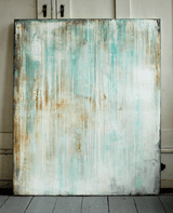 Pale Turquoise Framed Wall Painting By Christian Hetzel | Octo Treasures