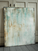 Pale Turquoise Framed Wall Painting By Christian Hetzel | Octo Treasures