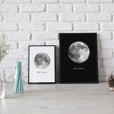 Moon Canvas Art Print Poster, Wall Pictures for Home Decoration, Wall Decor S16001-1 | Octo Treasures