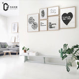 6 Panel Thankful For Today Unframed Wall Canvas Art | Octo Treasures