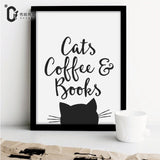 Life is Too Short Drink Coffee Nordic Unframed Wall Canvas Art | Octo Treasures