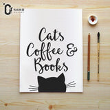 Life is Too Short Drink Coffee Nordic Unframed Wall Canvas Art | Octo Treasures