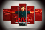 5 Panel Dexter Morgan Framed Wall Canvas Art | Octo Treasures