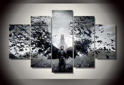 5 Panel Dracula Untold Luke Evans Framed Wall Canvas Art | Octo Treasures