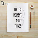 6 Panel Collect Moments Nordic Style Unframed Wall Canvas Art | Octo Treasures