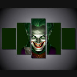 5 Panel DC Comics Joker Framed Wall Canvas Art | Octo Treasures