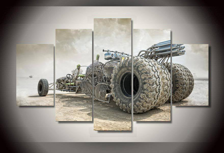 5 Panel Mad Max Fury Road Framed Wall Canvas Art | Octo Treasures