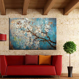 1 Panel Flowers Tree Abstract Unframed Wall Art Canvas | Octo Treasures