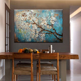 1 Panel Flowers Tree Abstract Unframed Wall Art Canvas | Octo Treasures