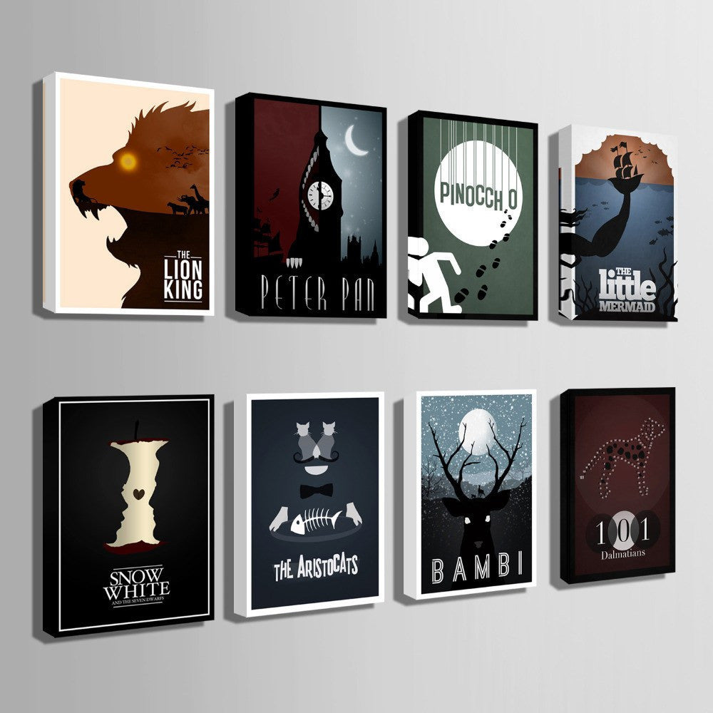 Disney Movies Poster Series Modern Decoration Wall Canvas Art | Octo Treasures