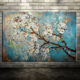 1 Panel Flowers Tree Abstract Unframed Wall Art Canvas | Octo Treasures