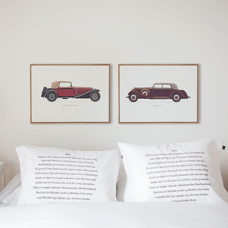 6 Panel Wecker Vintage Unframed Wall Canvas Art | Octo Treasures