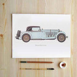 6 Panel Wecker Vintage Unframed Wall Canvas Art | Octo Treasures