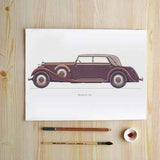 6 Panel Wecker Vintage Unframed Wall Canvas Art | Octo Treasures