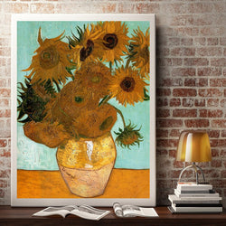 1 Panel Sunflowers Vases Still Life Van Gogh Unframed Poster | Octo Treasures