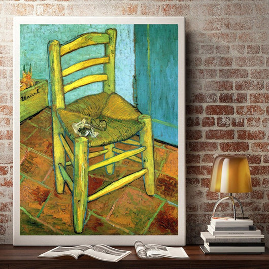 1 Panel Gauguin's Chair Vincent Van Gogh Unframed Poster | Octo Treasures