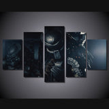 5 Panel Hischnik Suschestvo Tvar Framed Wall Canvas Art | Octo Treasures