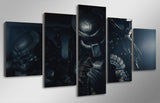 5 Panel Hischnik Suschestvo Tvar Framed Wall Canvas Art | Octo Treasures